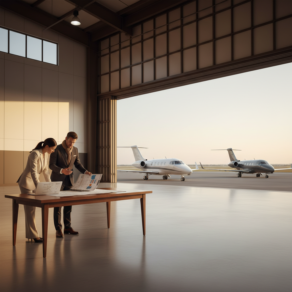 Aviation adviser helping clients choose the right private jet for their mission